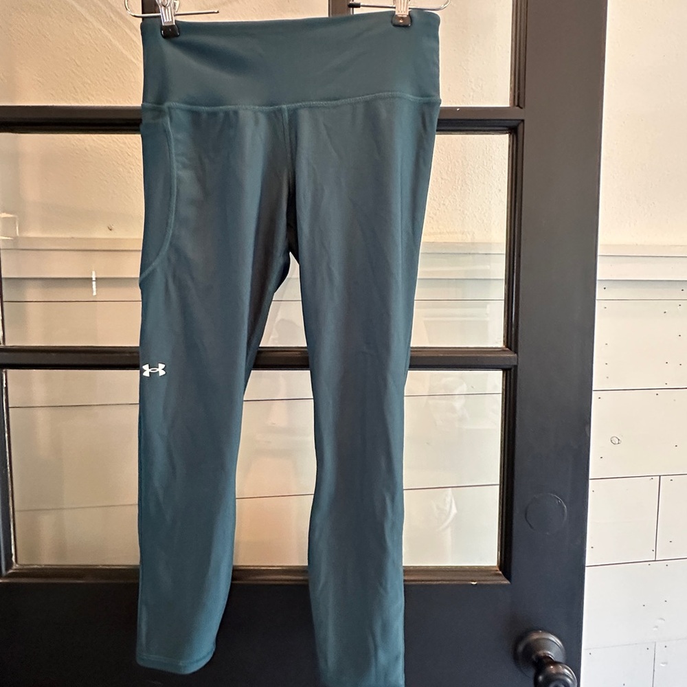 Under Armour Heatgear Indigo Blue Compression 7/8 Leggings